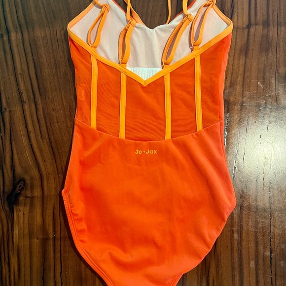 Vibrant Orange Kids Bodysuit - Picture 4 of 4